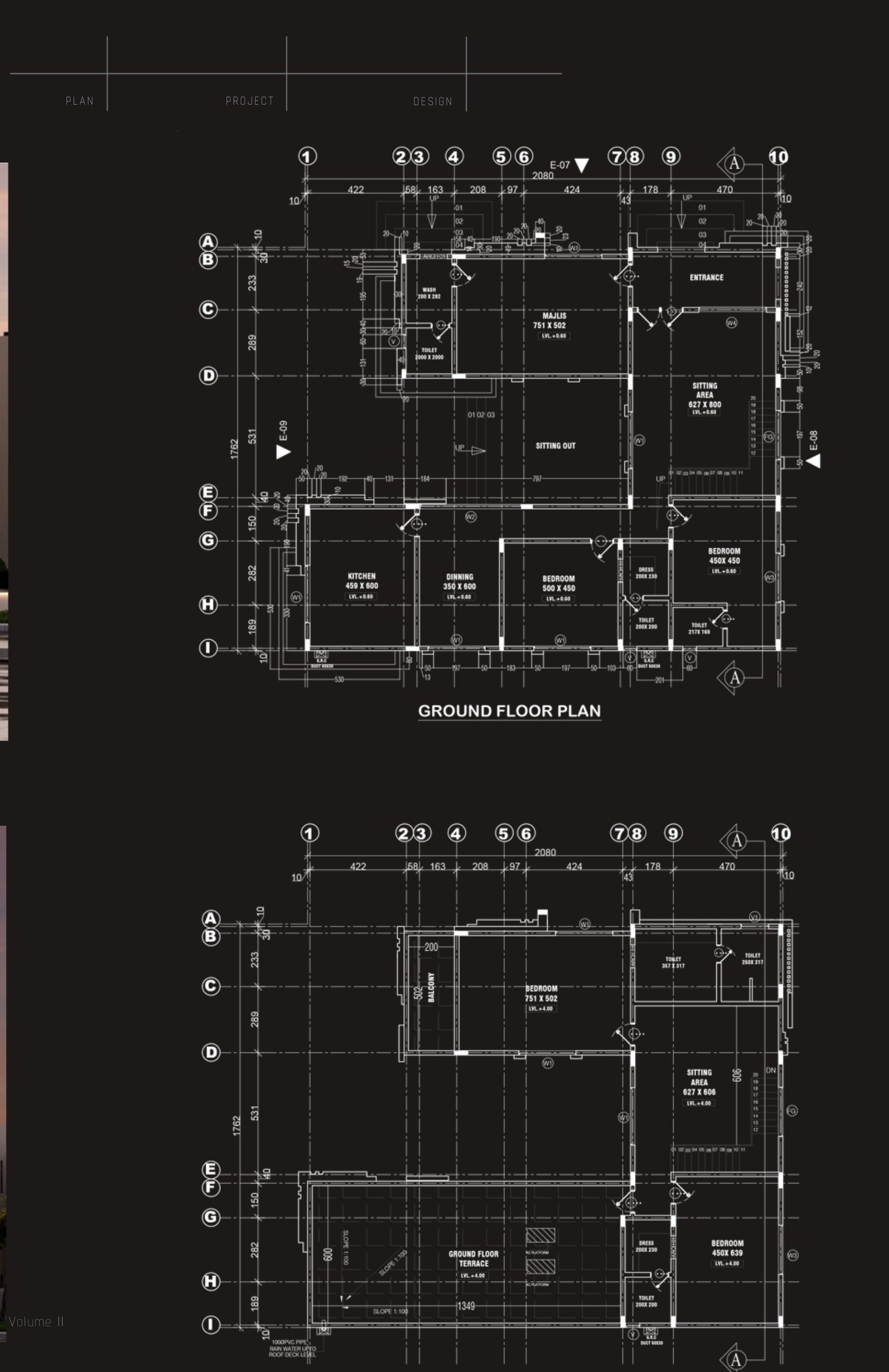 Jalan Villa — high-resolution ground and first floor plans